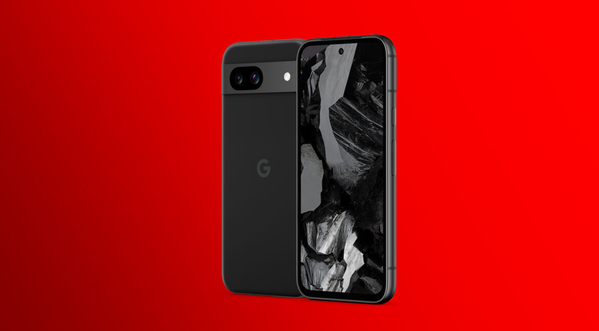 Das neue Google Pixel 8a von vorn und hinten