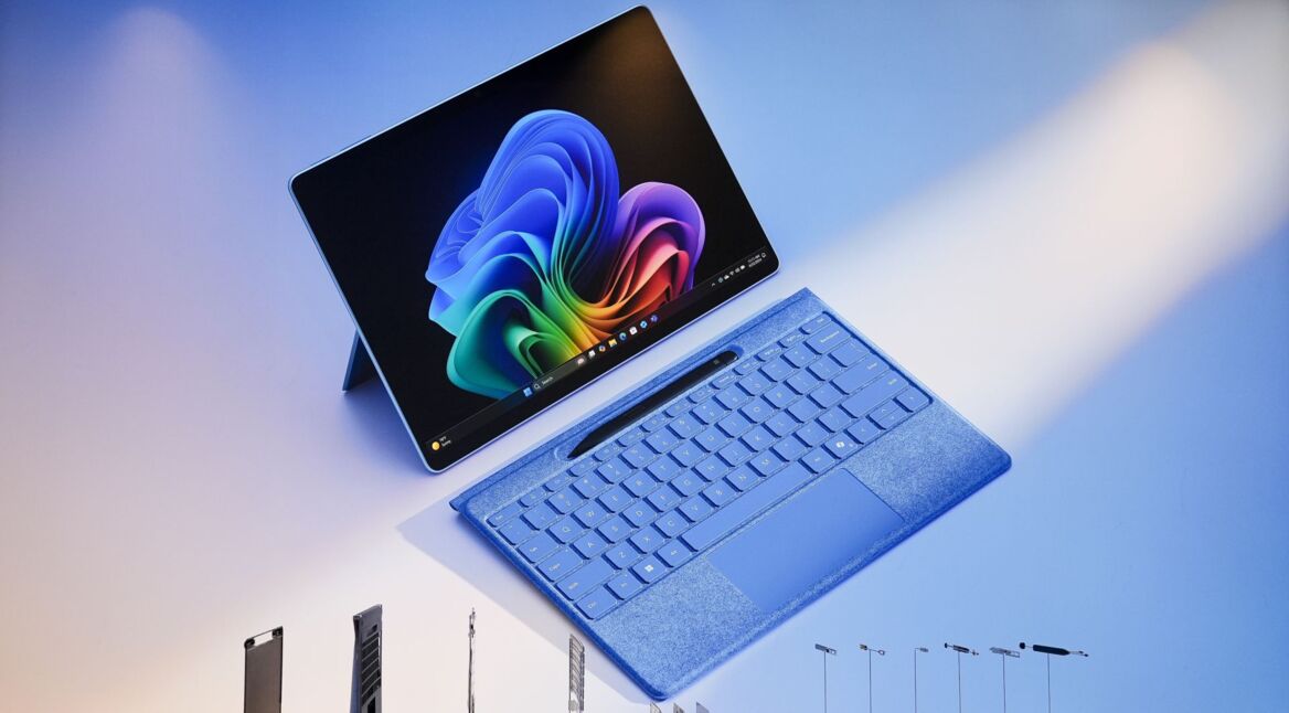 Neues Surface Pro von Microsoft ausgestellt