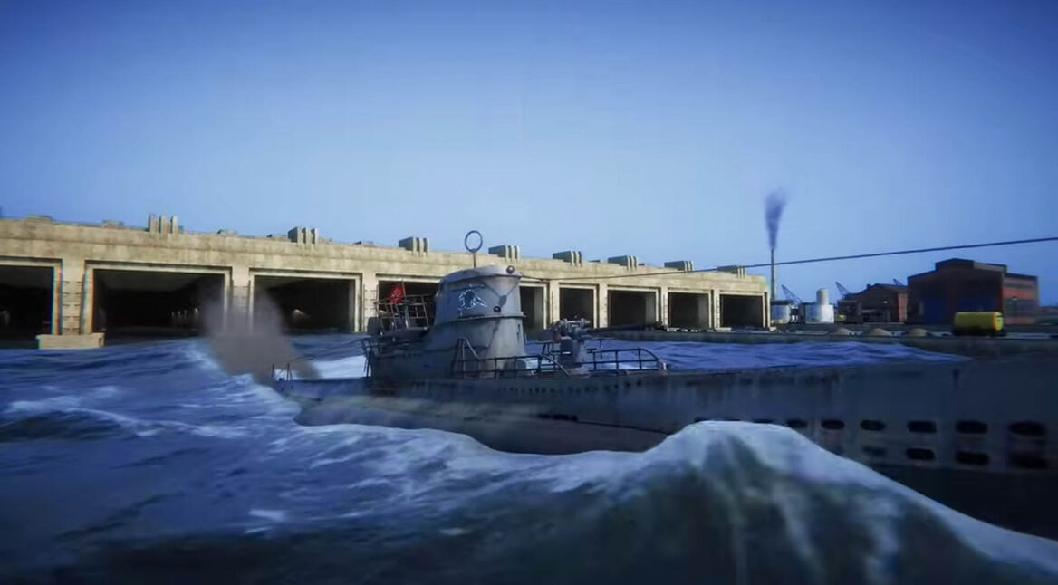 Ein U-Boot sticht in „UBOAT“ in See.