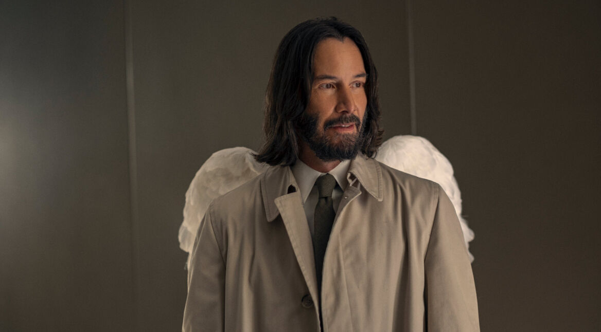 Im Keanu Reeves-Fakten-Artikel siehst Du Keanu Reeves als Schutzengel Gabriel im Film „Good Fortune – Ein ganz spezieller Schutzengel“.