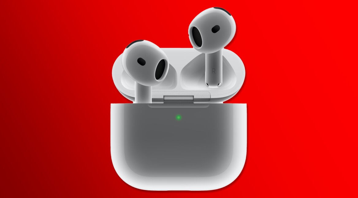 Die AirPods 4 samt Ladecase