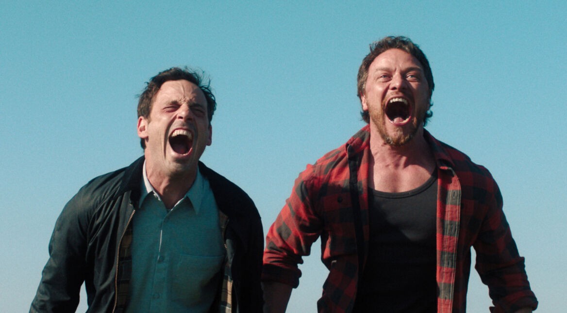 Scoot McNairy und James McAvoy im Film "Speak No Evil"