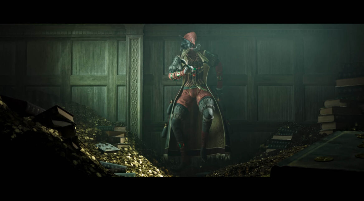 Ein aufgespießter Boss im Spiel Enotria: The Last Song