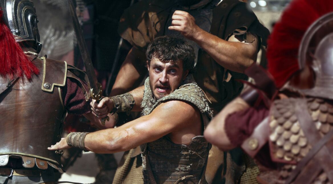 Paul Mescal in einer Szene von "Gladiator II"