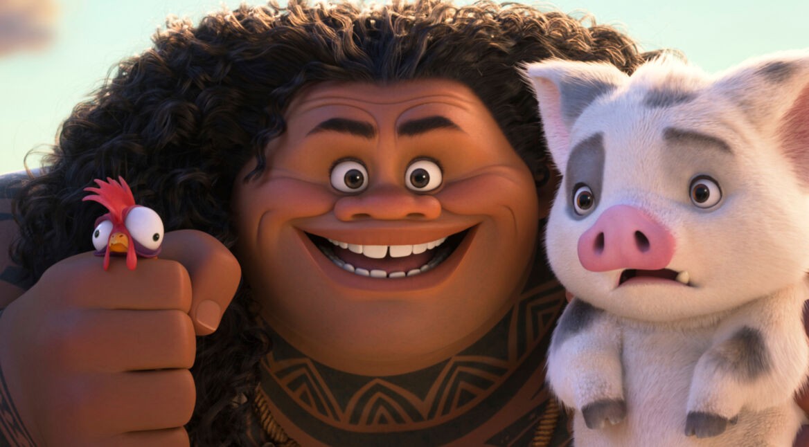 Heihei, Maui und Pua in "Vaiana 2"