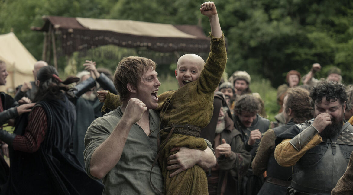 Auf dem Bild in dem Artikel zu den Game of Thrones-Serien ist ein Bild aus A Knight of the Seven Kingdoms zu sehen.