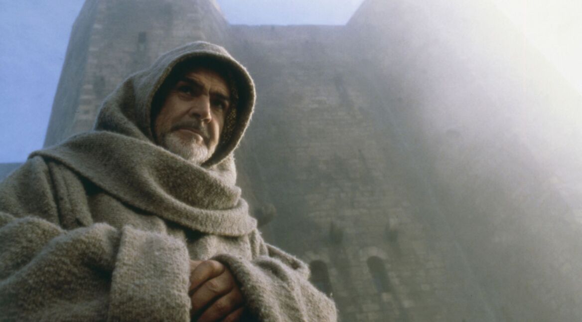 Sean Connery als Franziskaner William von Baskerville in einer Szene von "Der Name der Rose"
