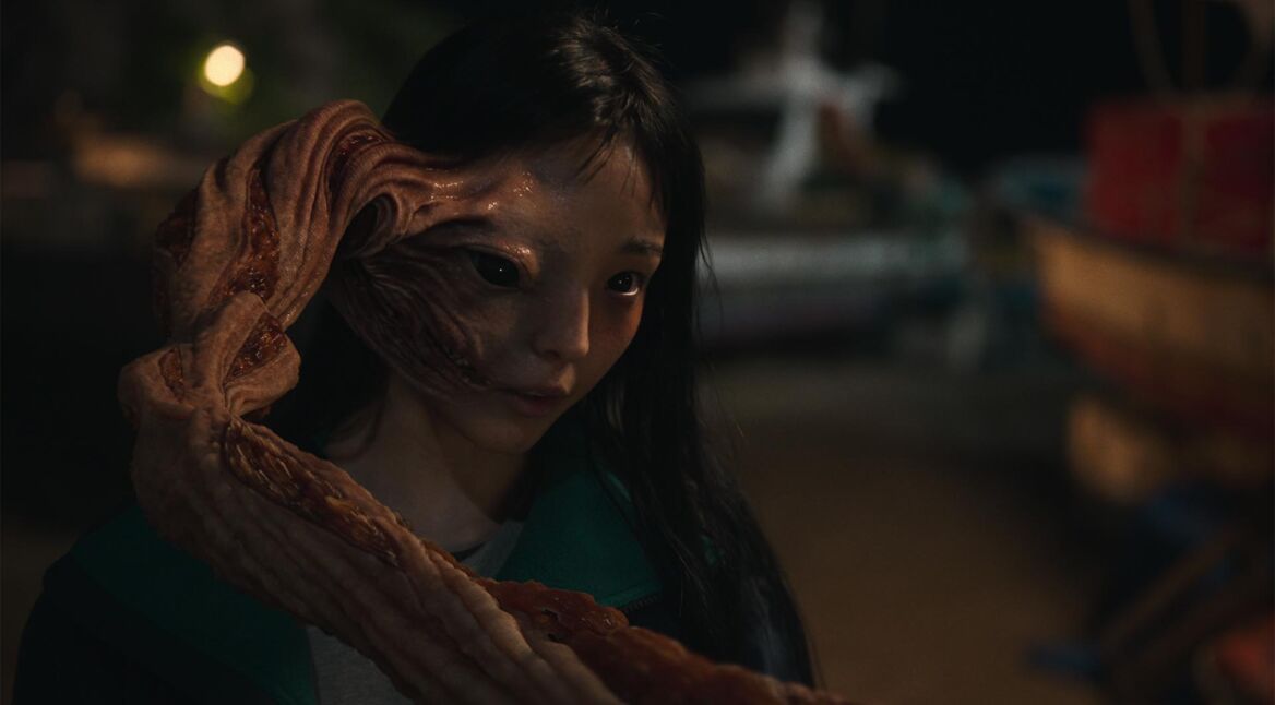 Eine befallene Koreanerin aus der Serie Parasyte