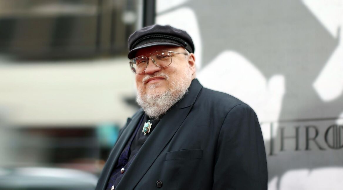Autor George R.R. Martin im Chinese Theatre in Los Angeles