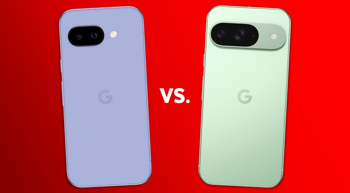 Das Pixel 9a und das Pixel 9 gegenübergestellt