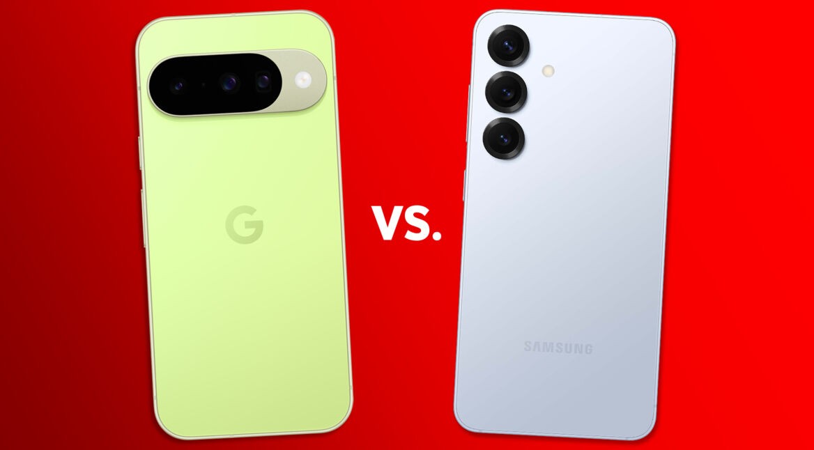 Pixel 10 und Galaxy S25 gegenübergestellt