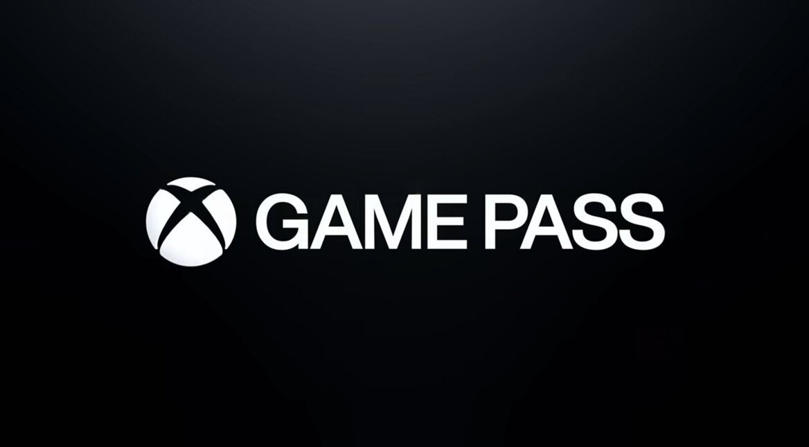 Das Game-Pass-Logo auf schwarzem Hintergrund.