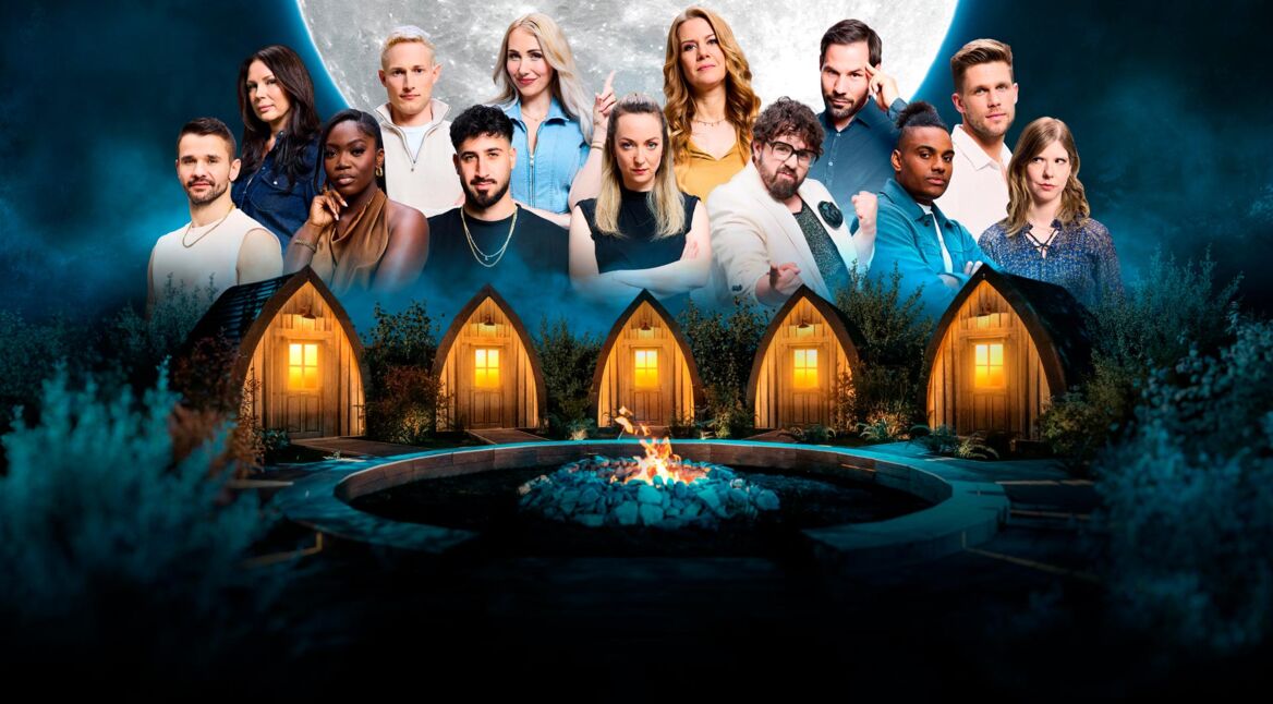 „Werwölfe – Das Spiel von List und Täuschung“ startet am 25. September in der ARD Mediathek Keyvisual mit Cast