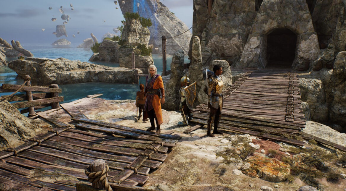 Knut, Neyra, Joralis und Daisy aus „Solasta II“.