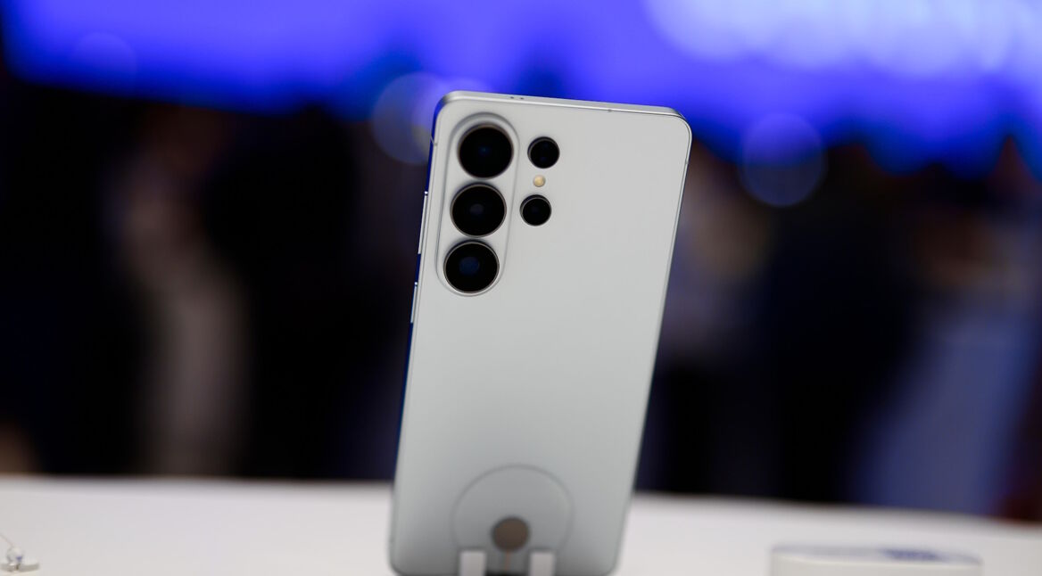 Das Galaxy S26 Ultra bei einem Samsung-Event