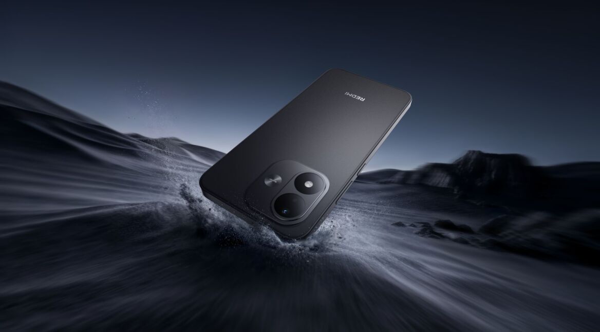 Das Redmi Note 17 5G in der Farbe Schwarz