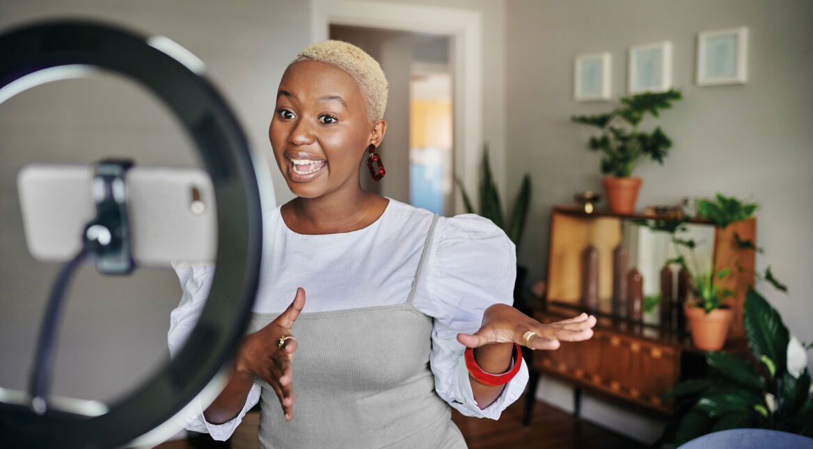Influencerin nimmt beim Vodafone Affiliate Programm „Vodafone LinkUp” teil