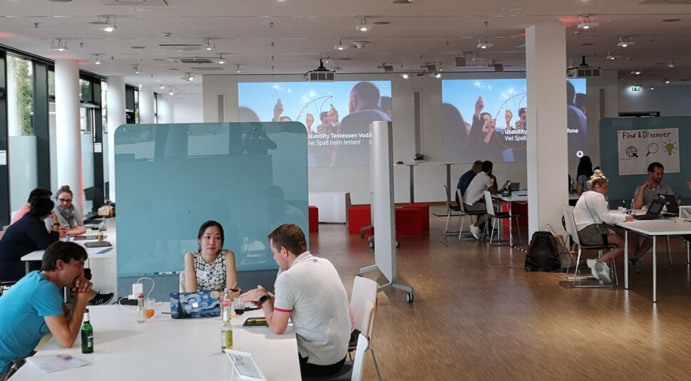 Am 24. Juli machte das Usability Testessen nun Halt am Düsseldorfer Vodafone-Campus.