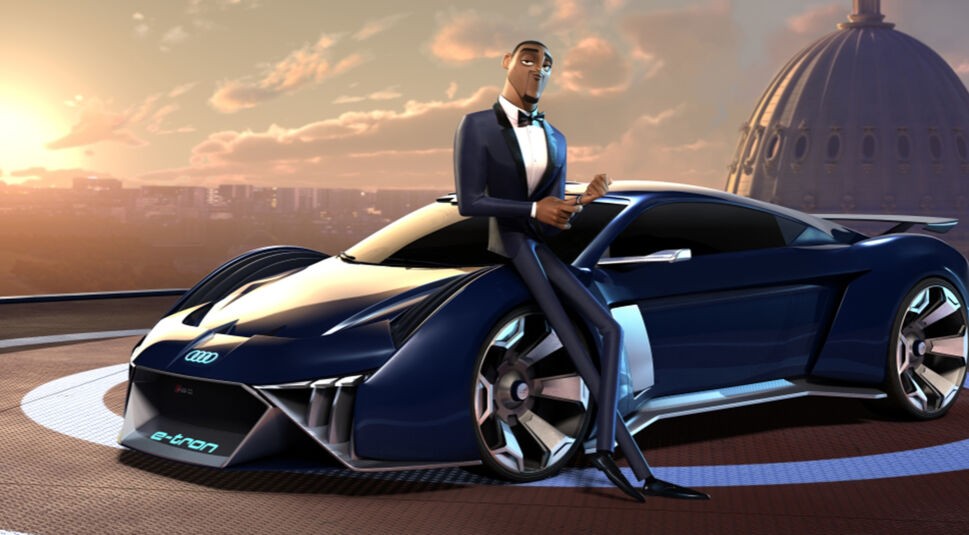 Agent steht in "Spione under Cover" vor Auto. Bild: © 2019 Twentieth Century Fox