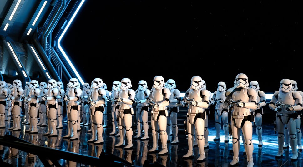 Sturmtruppler aus Star Wars in Rise of the Resistance. Foto: Sarah Schindler