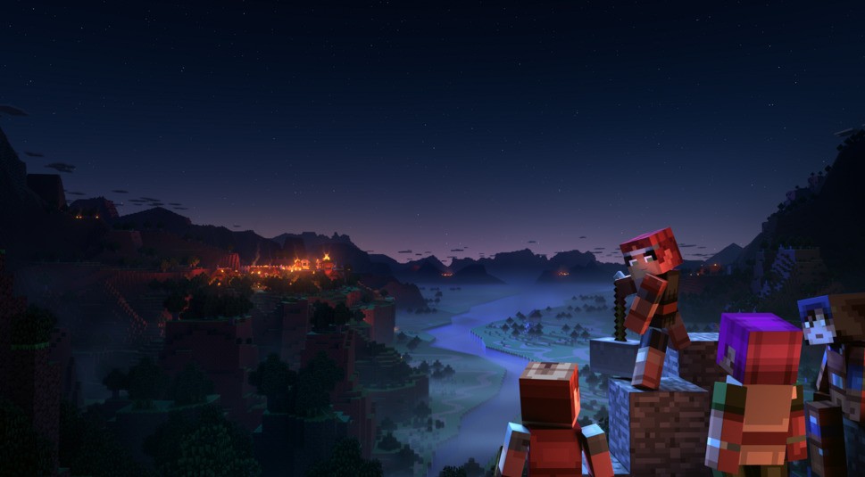 Spielszene aus Minecraft Dungeons