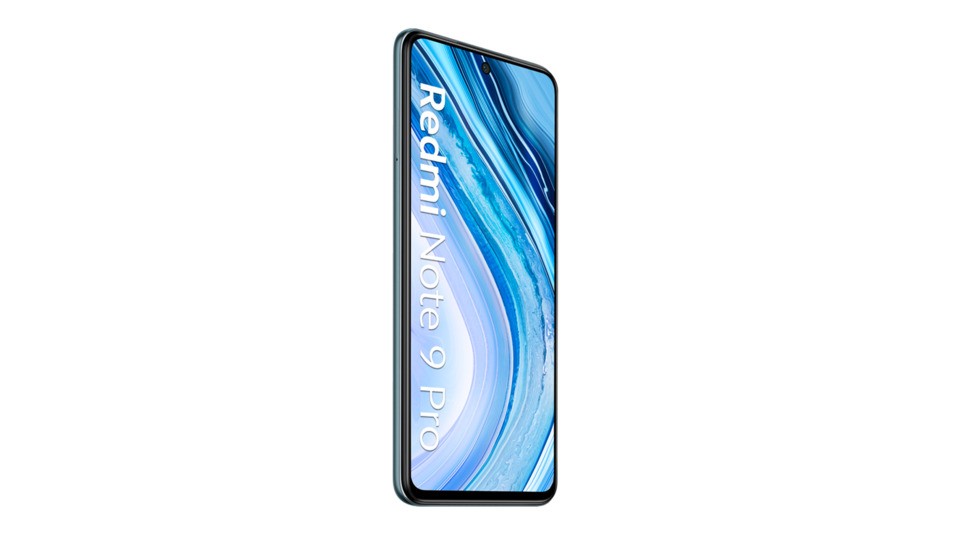 Vorderseite schräg Redmi Note 9 Pro