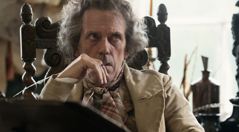 Hugh Laurie als Mr. Dick im Film "David Copperfield"..