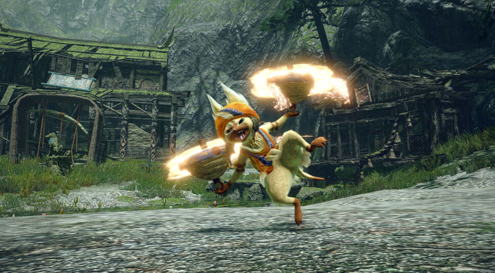 Palico in Monster Hunter Rise