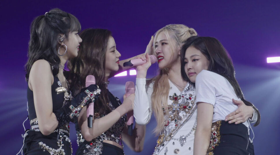 Die Band Blackpink bei einer Performance