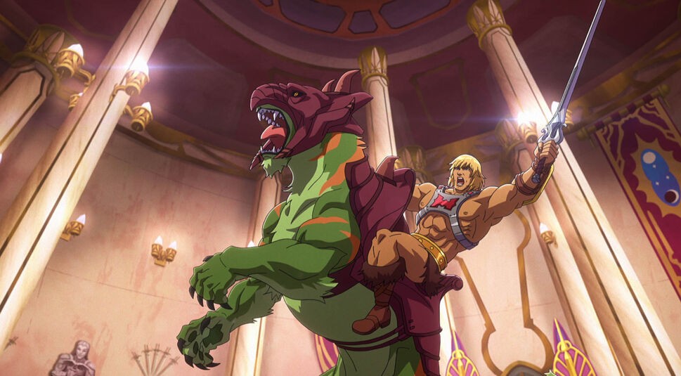 He-Man und Battle Cat in Masters of the Universe: Revelation