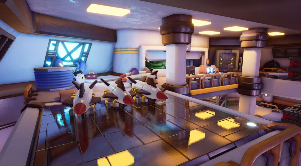 Worms Rumble Spaceport Showdown