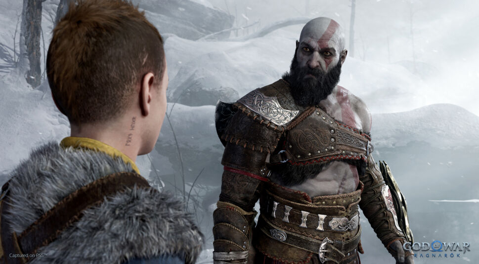 Gof of War Ragnarök Kratos und Atreus
