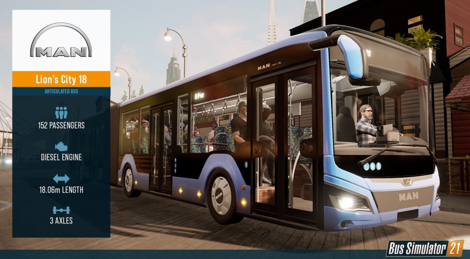 Das Modell Man im Spiel Bus Simulator 21