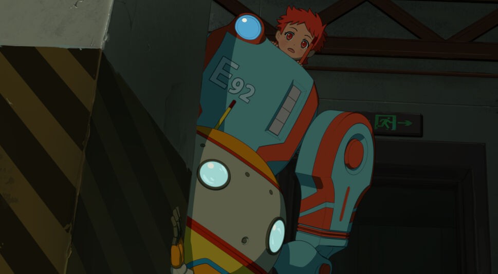 Eden Sarah auf Roboter