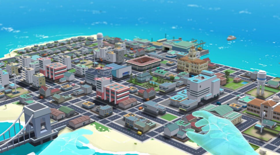 Little Cities Gebäude von oben