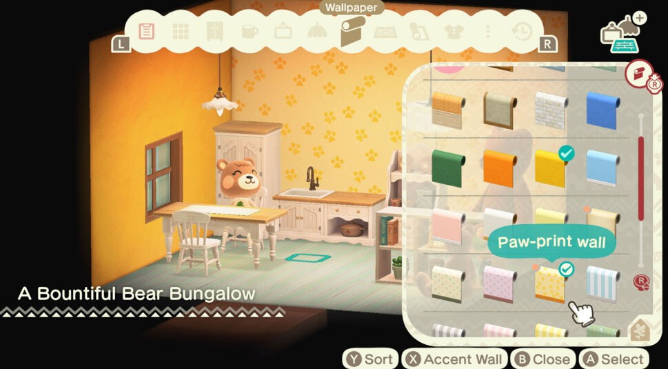 Animal Crossing Interior Design bestimmen