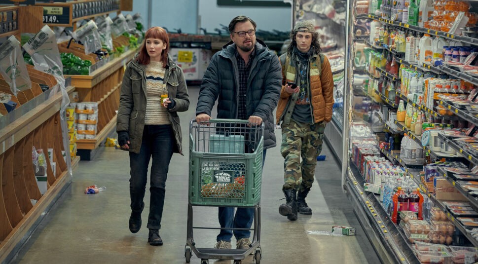 Kate Dibiasky, Dr. Randall Mindy und Yule im Supermarkt