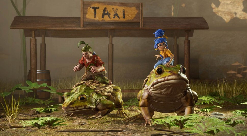 May und Cody auf Fröschen unterwegs