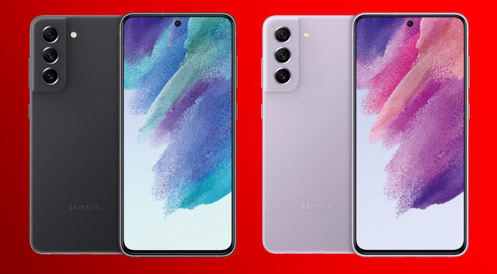 Graphite und Lavender Samsung Galaxy FE 5G