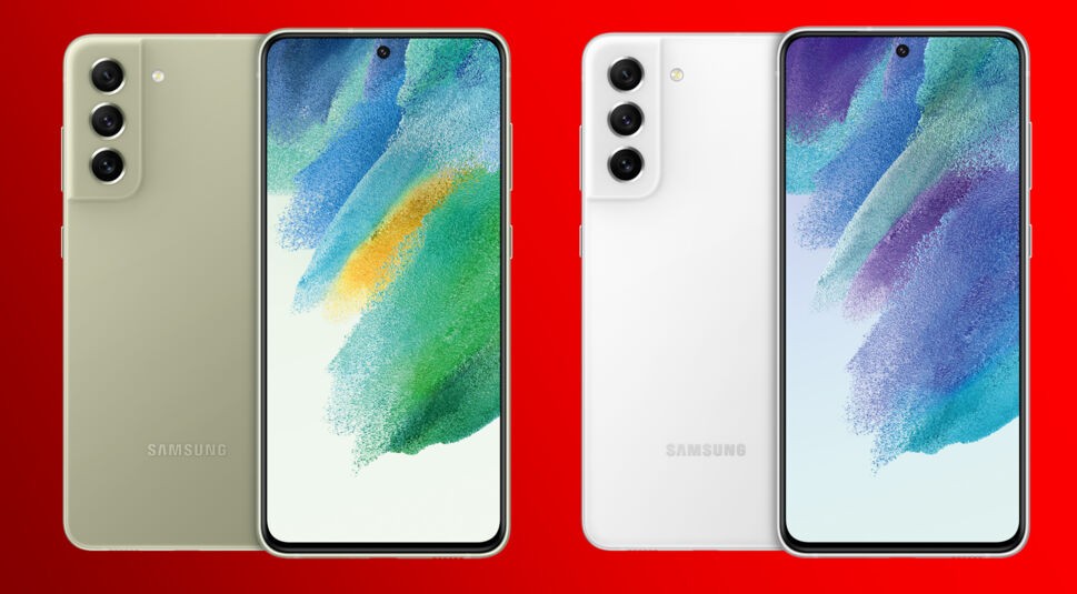 Olive und Weiß Samsung Galaxy FE 5G
