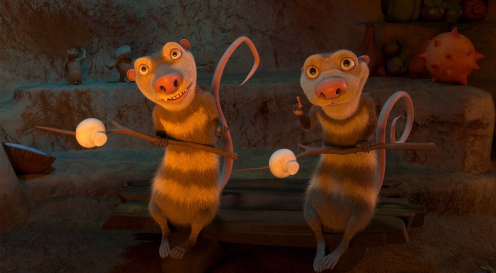Eddie und Cash im Ice Age Spin-off