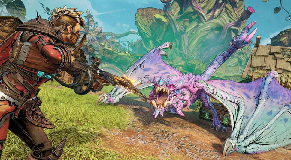 Drachen-Kampf im Spiel Tiny Tina’s Wonderlands