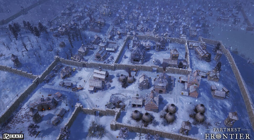 Winter zieht über die Stadt