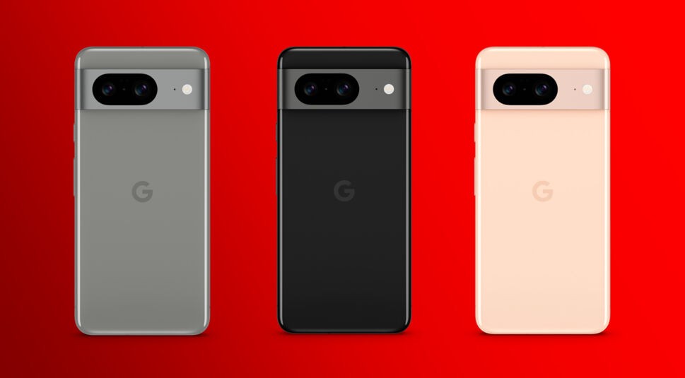 Farbauswahl des Google Pixel 8