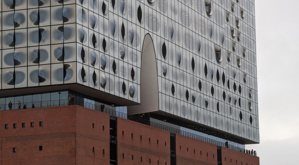 Die Elbphilarmonie in Hamburg
