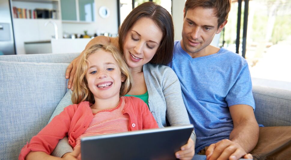 Finally, she chose something without cartoons!