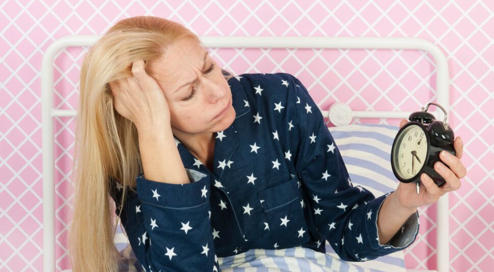 Mature woman with insomnia