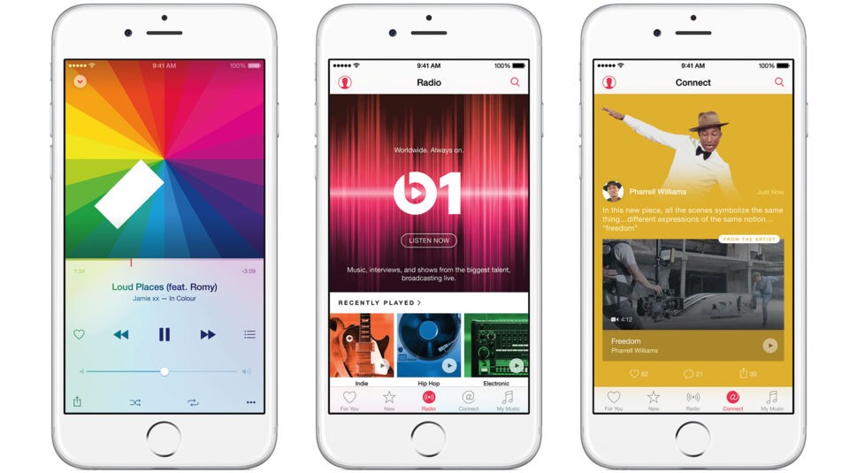 iPhone6-3Up-AppleMusic-Features-PR