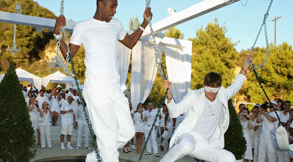 Sean "Diddy" Combs, Ashton Kutcher and Malaria No More Host The White Party