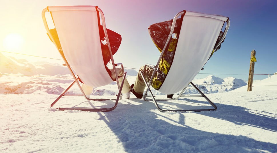 Apres ski at mountains